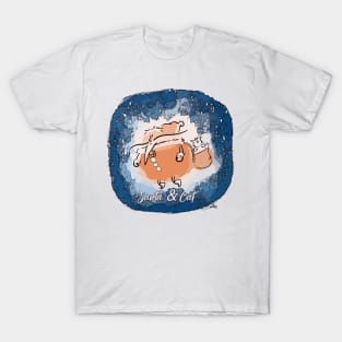 Santa & Cat T-Shirt